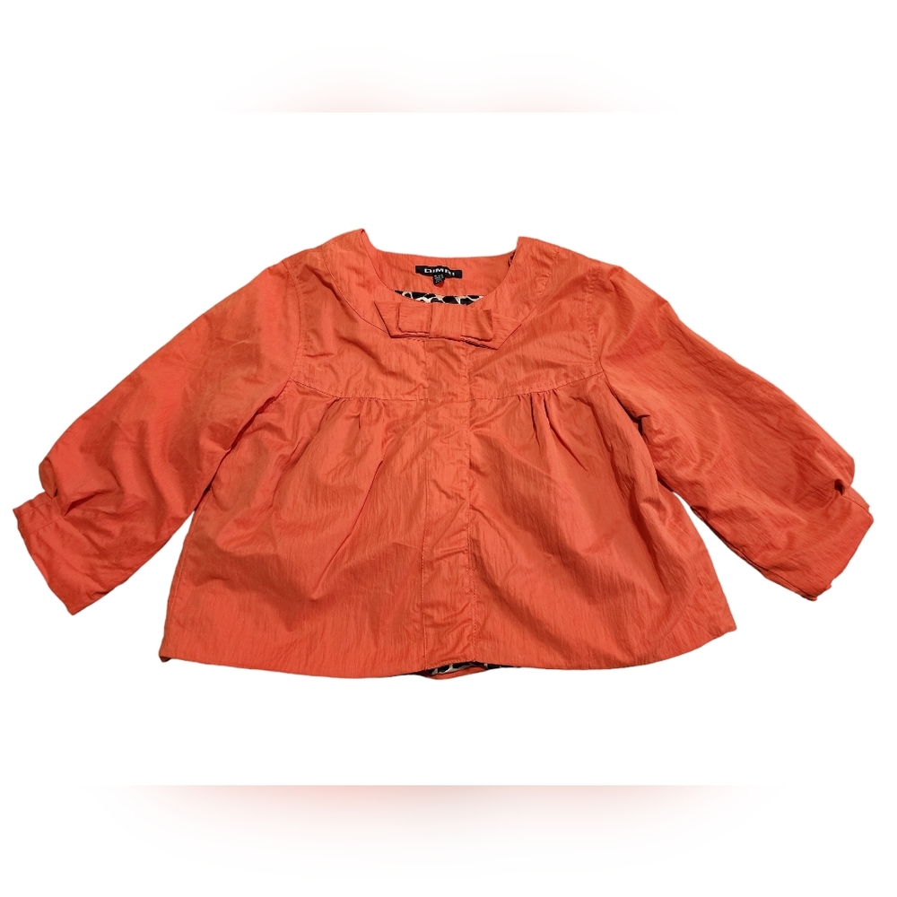 Dimri Orange Shawl Blazer, Size L